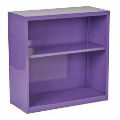 OSP Home Furnishings 28-in. Steel Bookcase White