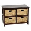 OSP Home Furnishings 4-Drawer Storage Cabinet
